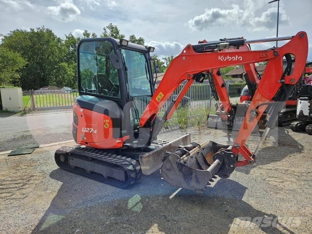 Kubota U 27 小型挖土機/掘鑿機<7t(小型挖掘機)