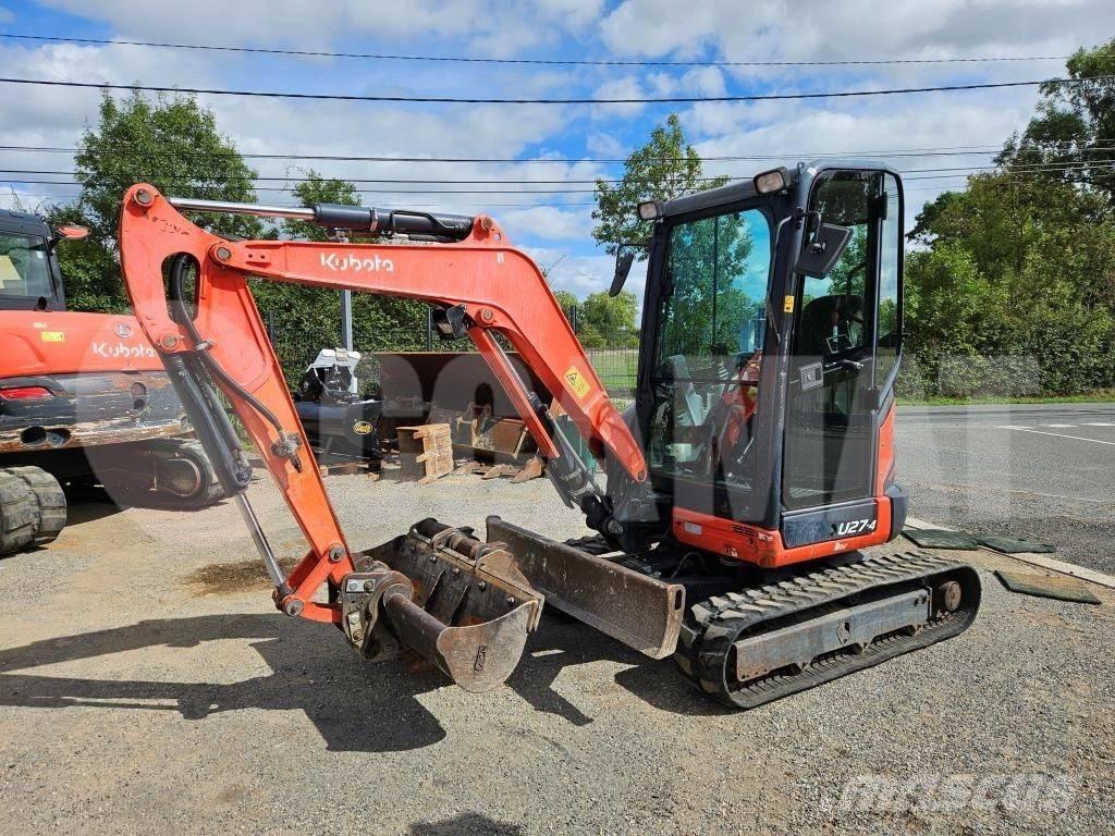 Kubota U 27 小型挖土機/掘鑿機<7t(小型挖掘機)