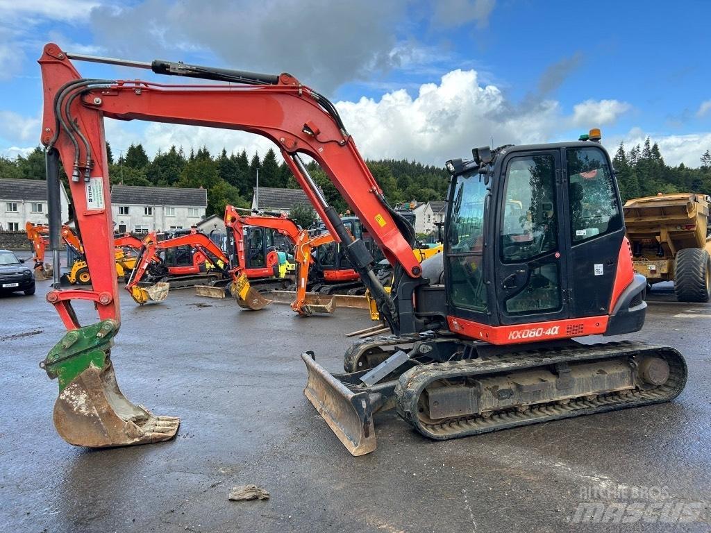 Kubota KX080-4 中型挖土機/掘鑿機/挖掘機 7t-12t