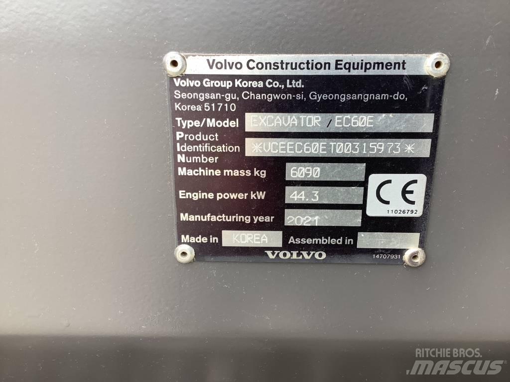 Volvo EC 60 E 履帶式 挖土機/掘鑿機/挖掘機