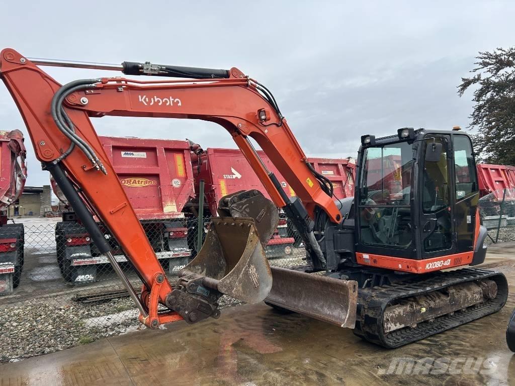 Kubota KX 080-4 中型挖土機/掘鑿機/挖掘機 7t-12t