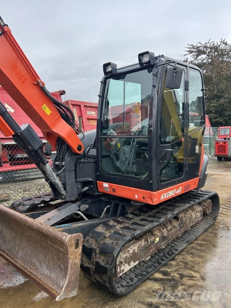 Kubota KX 080-4 中型挖土機/掘鑿機/挖掘機 7t-12t