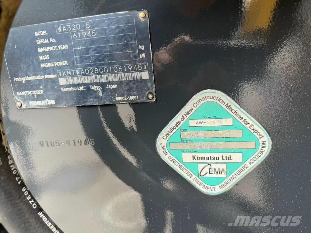 Komatsu WA 320-5 輪胎式裝載機