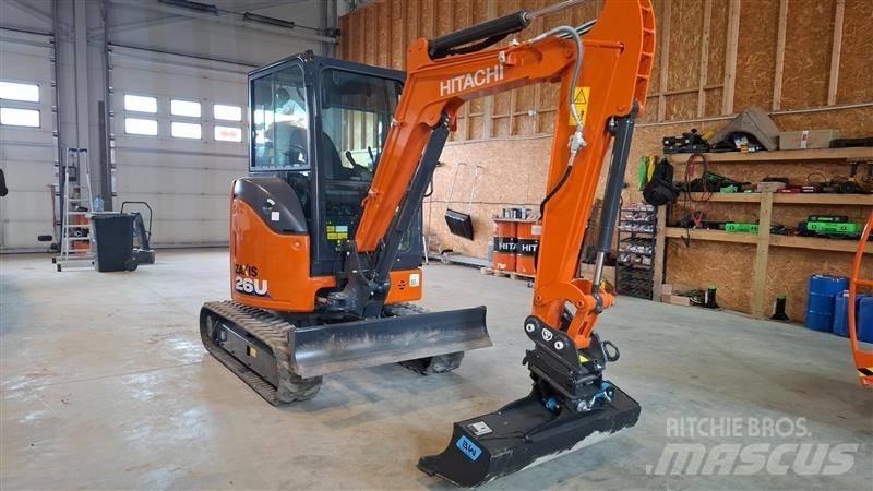 Hitachi ZX 26 U-6 小型挖土機/掘鑿機<7t(小型挖掘機)