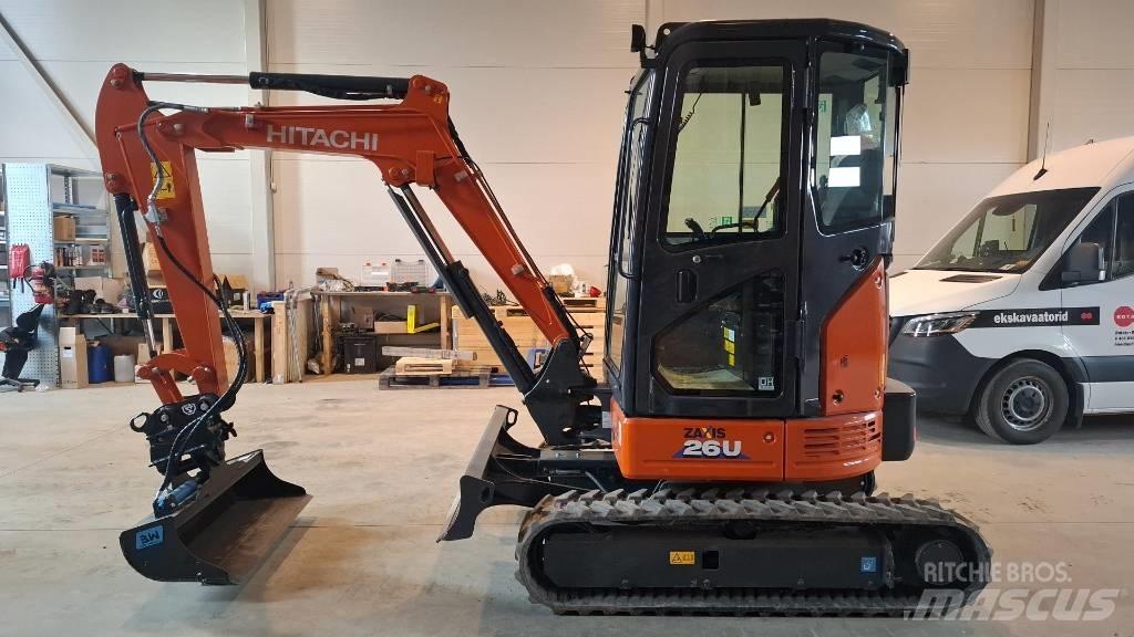 Hitachi ZX 26 U-6 小型挖土機/掘鑿機<7t(小型挖掘機)