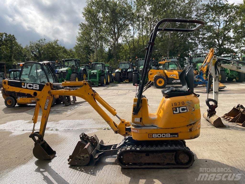 JCB 8008 CTS 小型挖土機/掘鑿機<7t(小型挖掘機)