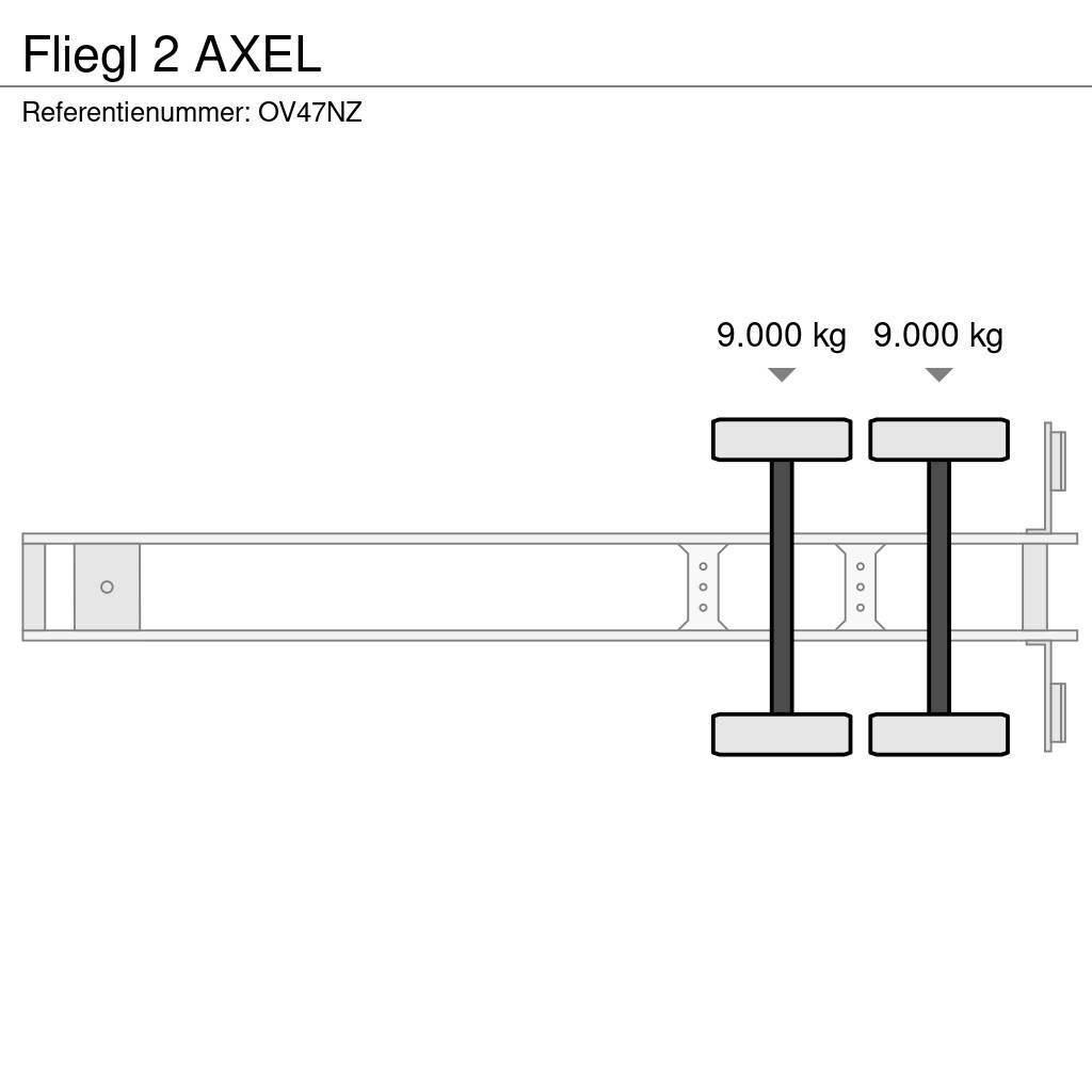 Fliegl 2 AXEL 地架式半拖車