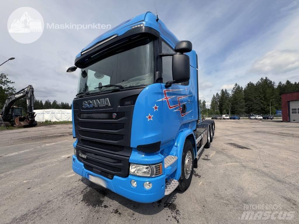 Scania R 490 LB 吊鉤式起重車