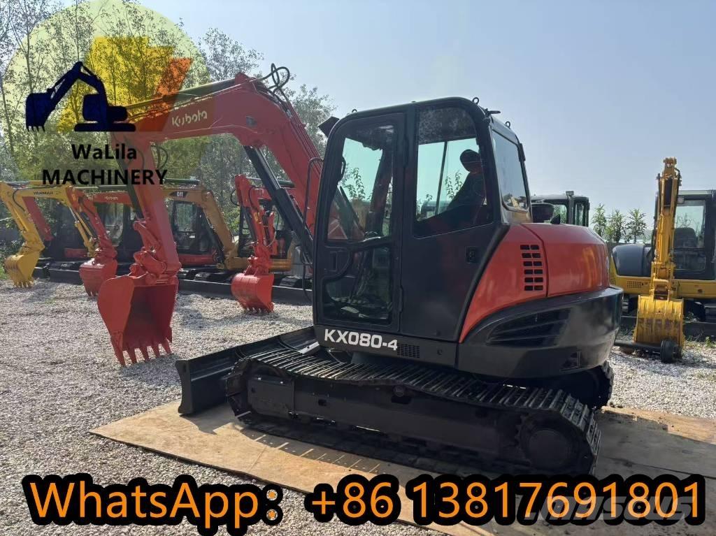 Kubota KX 080-4 小型挖土機/掘鑿機<7t(小型挖掘機)