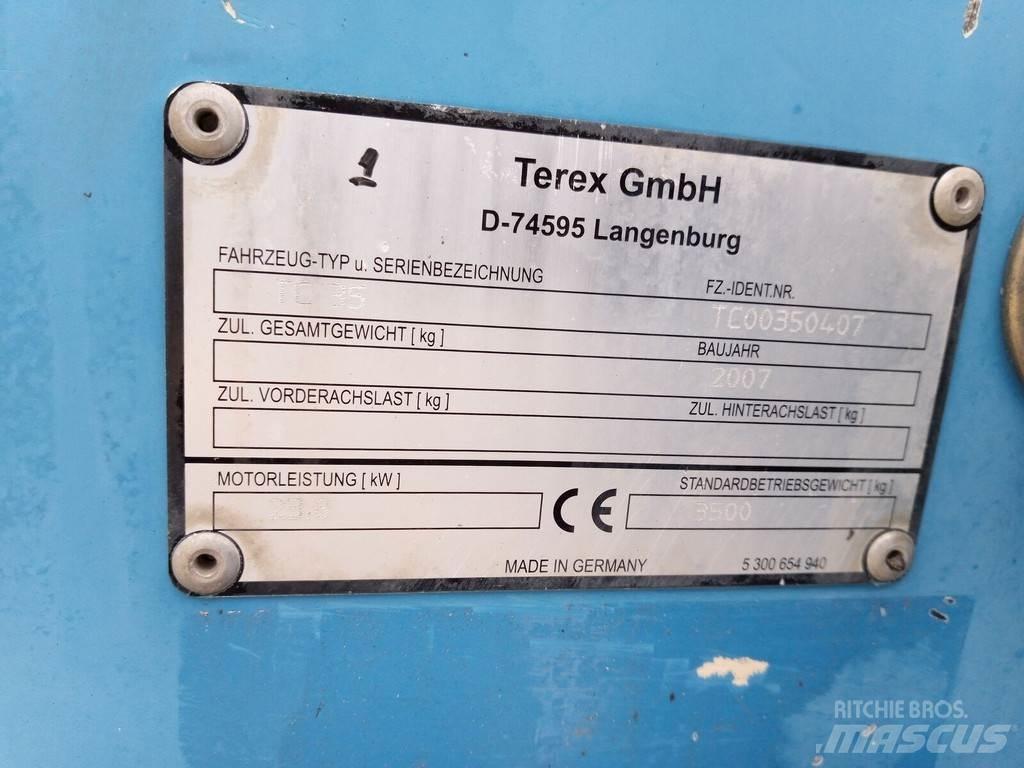 Terex TC35 小型挖土機/掘鑿機<7t(小型挖掘機)