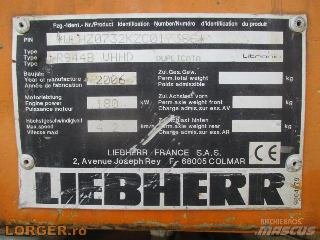 Liebherr R 944B VHHD 拆卸式挖土機/掘鑿機/挖掘機