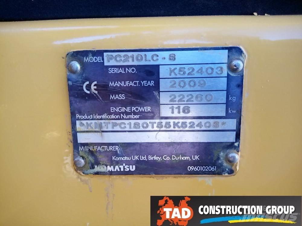 Komatsu PC210LC-8 履帶式 挖土機/掘鑿機/挖掘機
