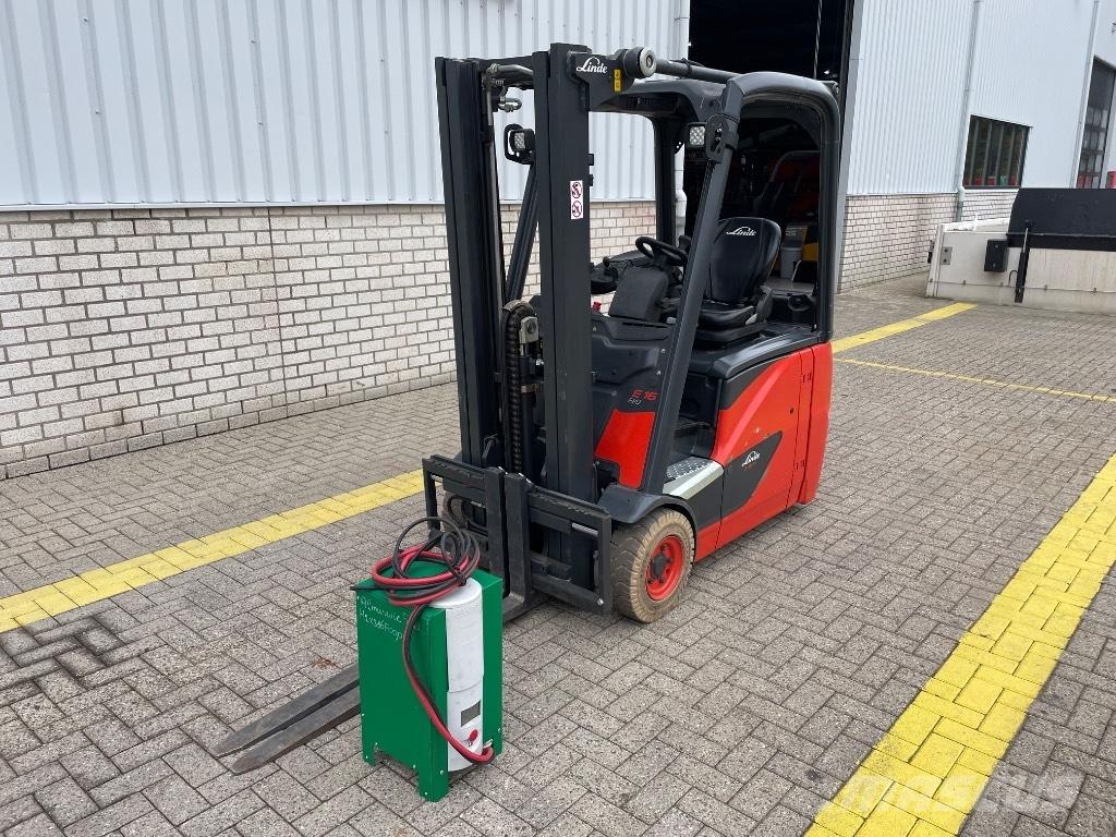 Linde E 16 H-02 電動堆高機