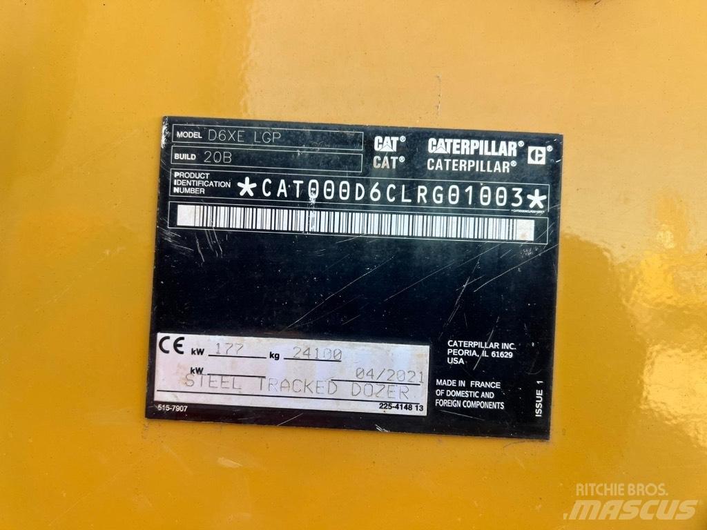 CAT D6XE 履帶推土機