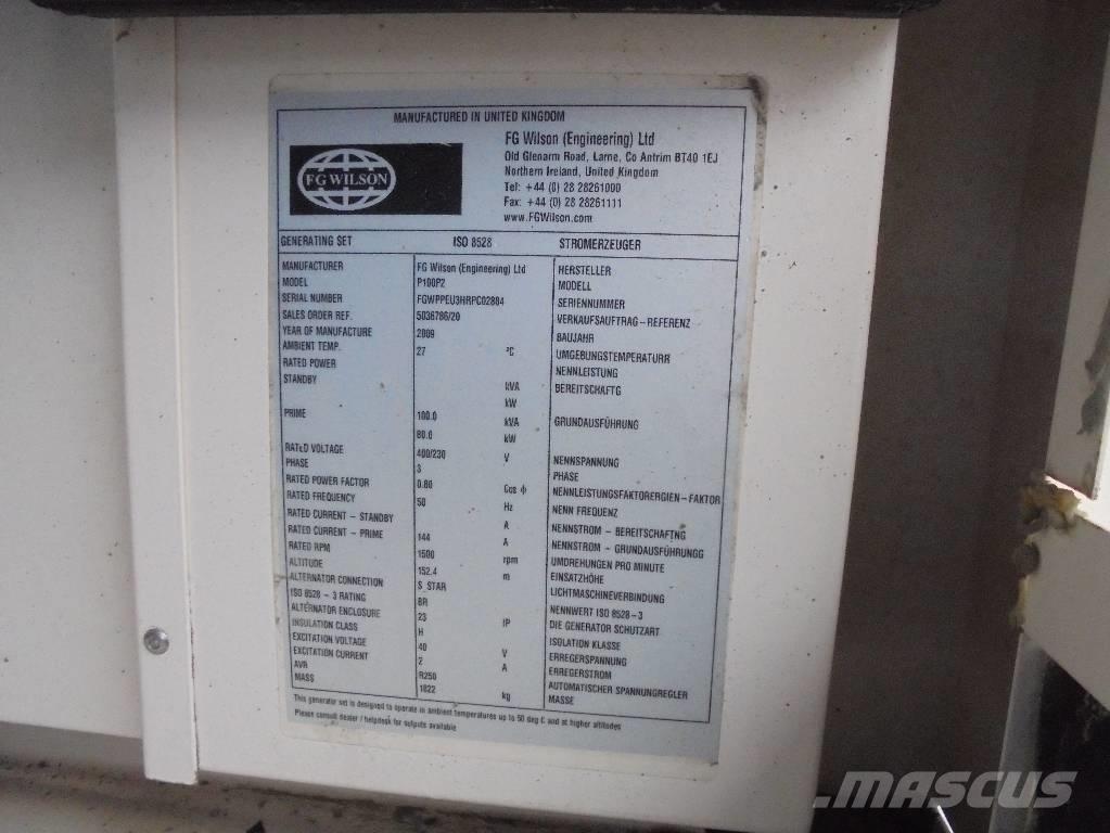 Wilson P 100 P2 柴油發電機