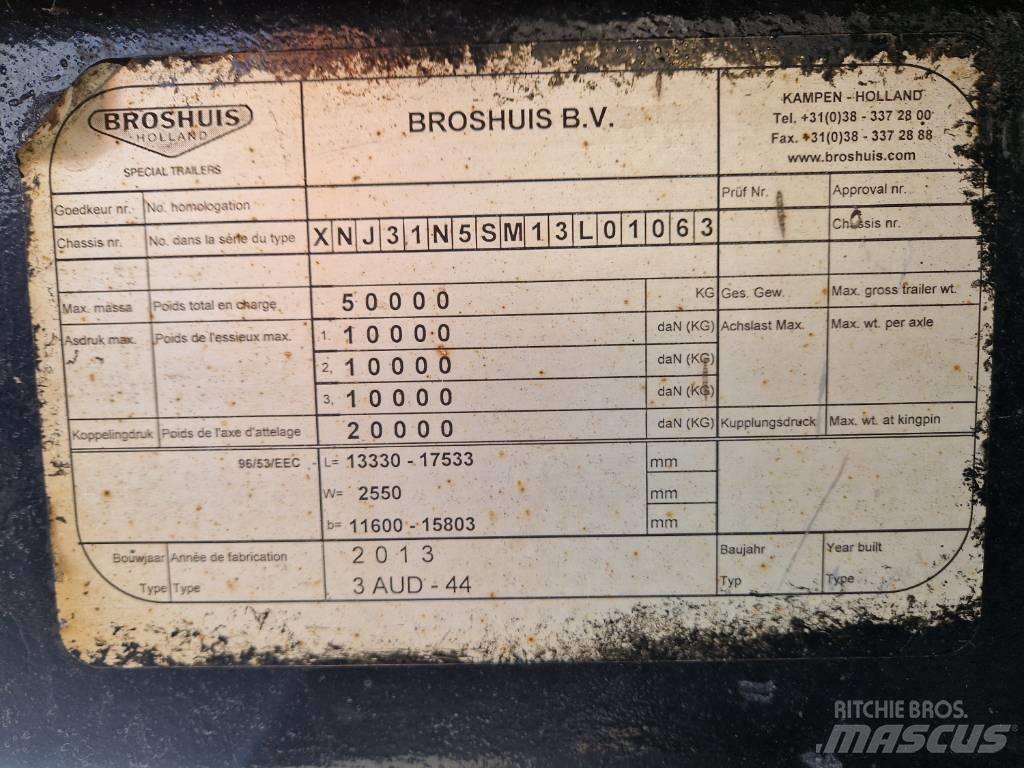 Broshuis Brønntralle 地架式半拖車