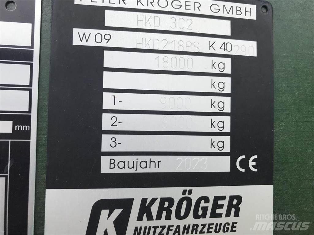 Kröger HKD 302 傾卸式拖車