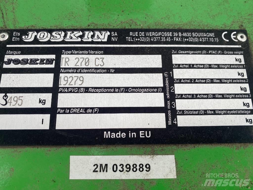 Joskin TR 270 C3 莖葉去葉機