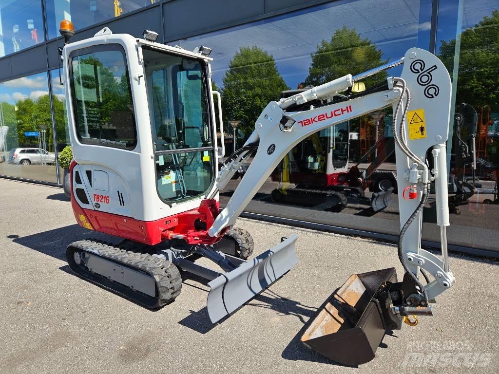 Takeuchi tb216 小型挖土機/掘鑿機<7t(小型挖掘機)