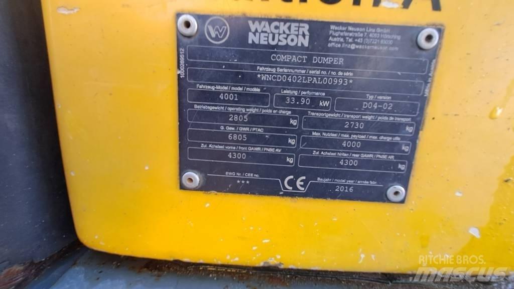 Wacker Neuson LD4001 側卸礦車