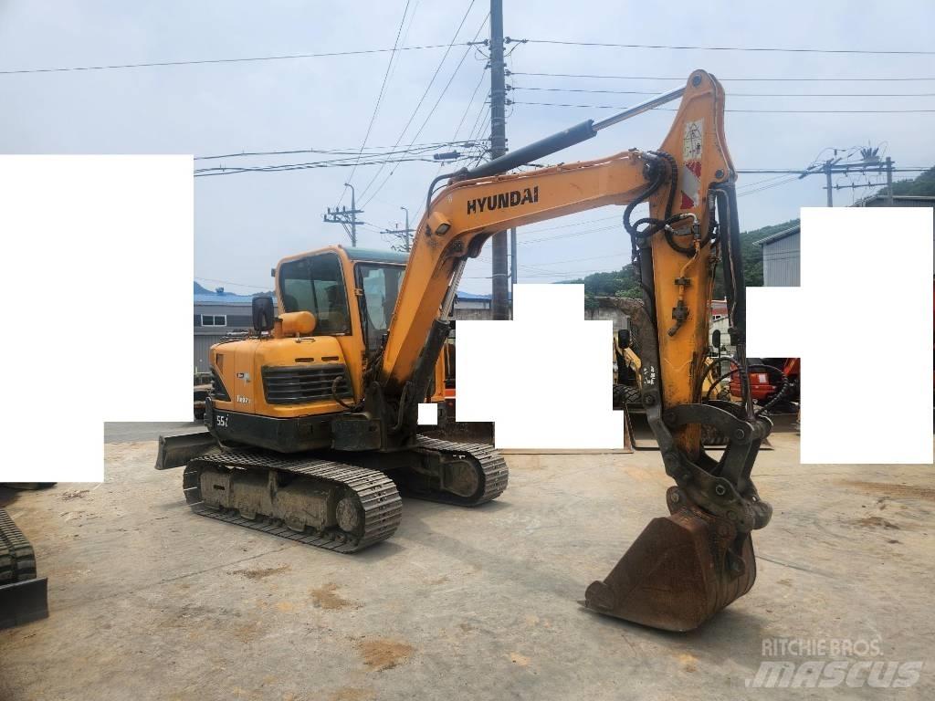 Hyundai Robex 55 小型挖土機/掘鑿機<7t(小型挖掘機)