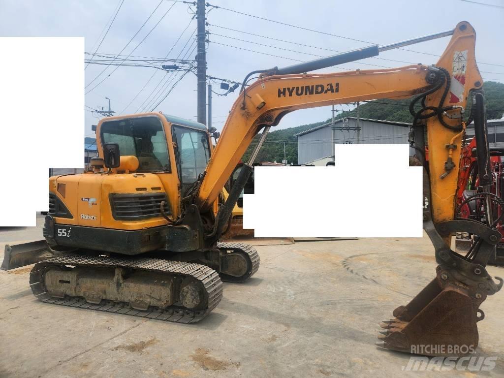 Hyundai Robex 55 小型挖土機/掘鑿機<7t(小型挖掘機)