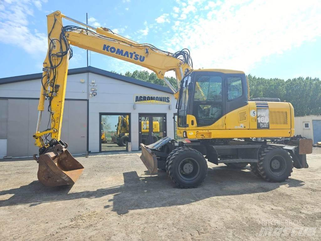 Komatsu PW 160-7 旋轉式挖土機/掘鑿機/挖掘機