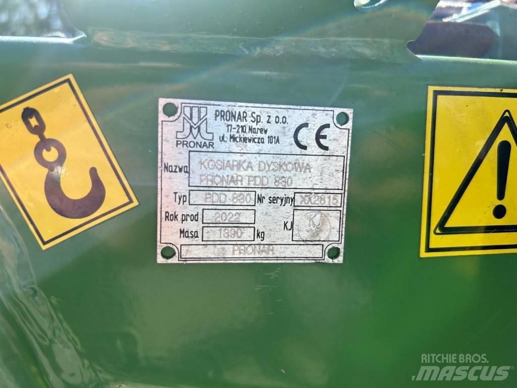 Pronar PDD830C 割草調節裝置