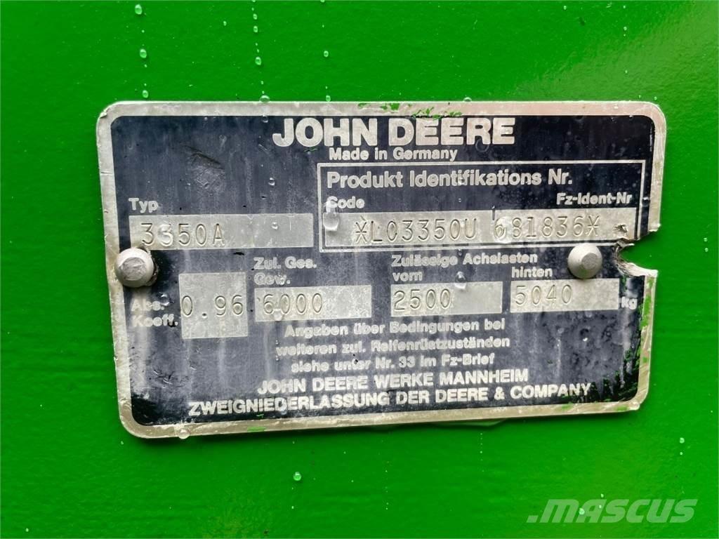 John Deere 3350 曳引機