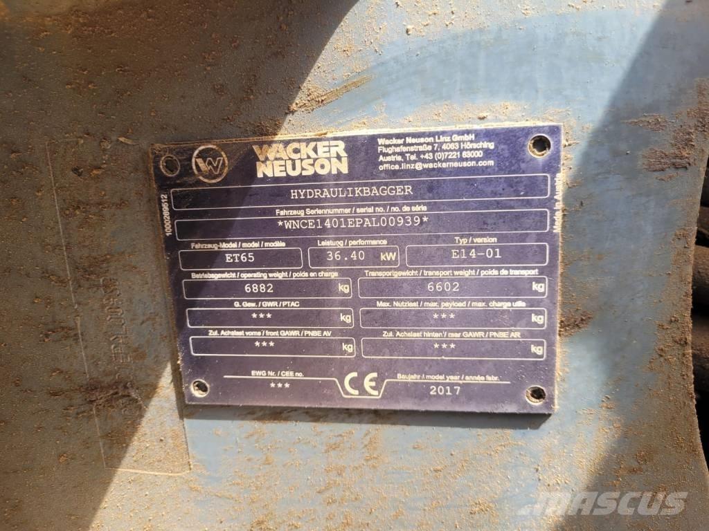 Neuson ET 65 小型挖土機/掘鑿機<7t(小型挖掘機)