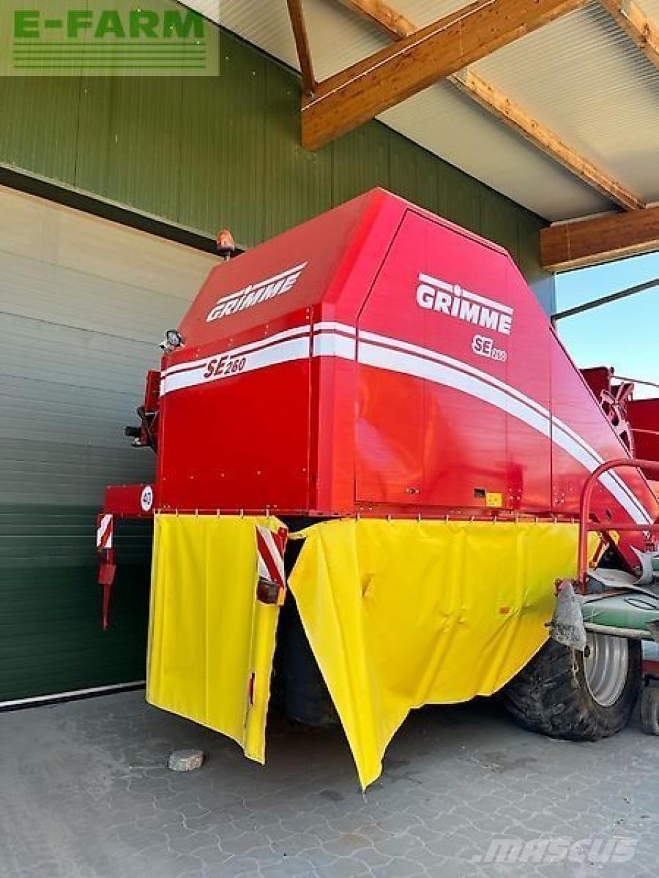 Grimme se260 馬鈴薯收穫機和挖掘機