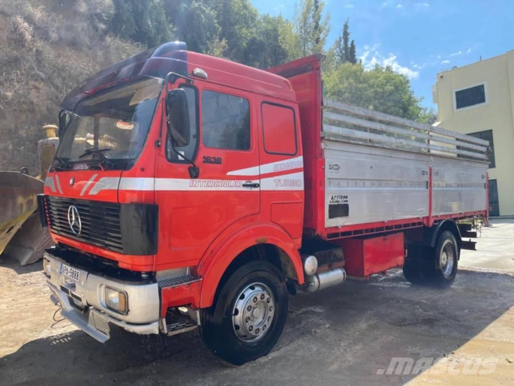 Mercedes-Benz 1638 平板式/側卸式卡車