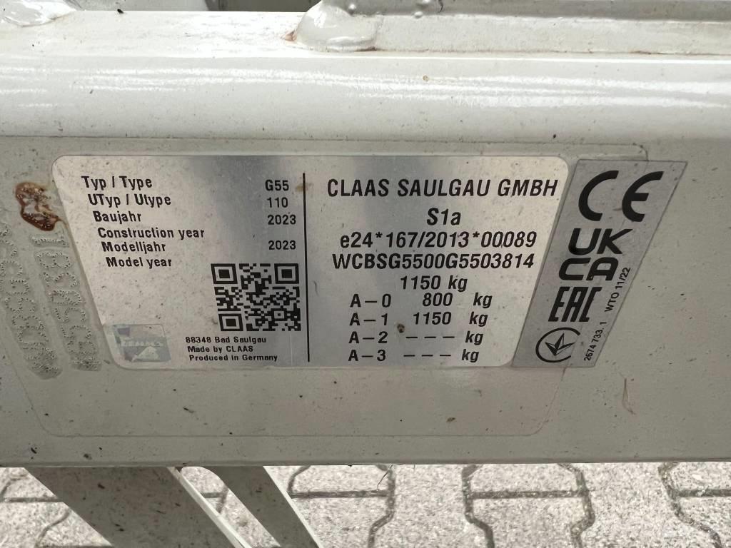 CLAAS Volto 1100 T 耙與翻草機