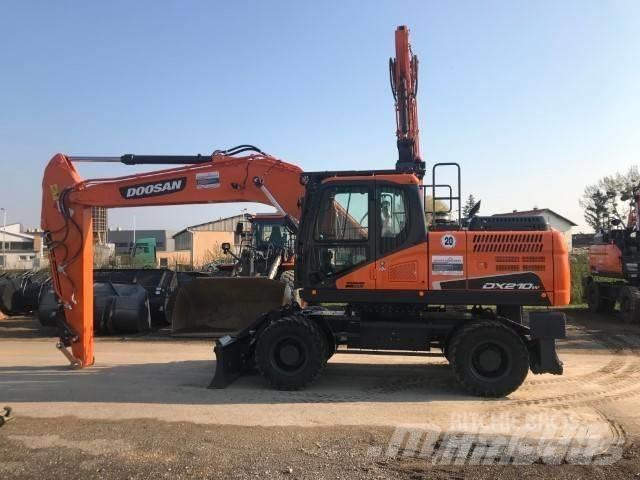 Doosan DX 210 W 旋轉式挖土機/掘鑿機/挖掘機