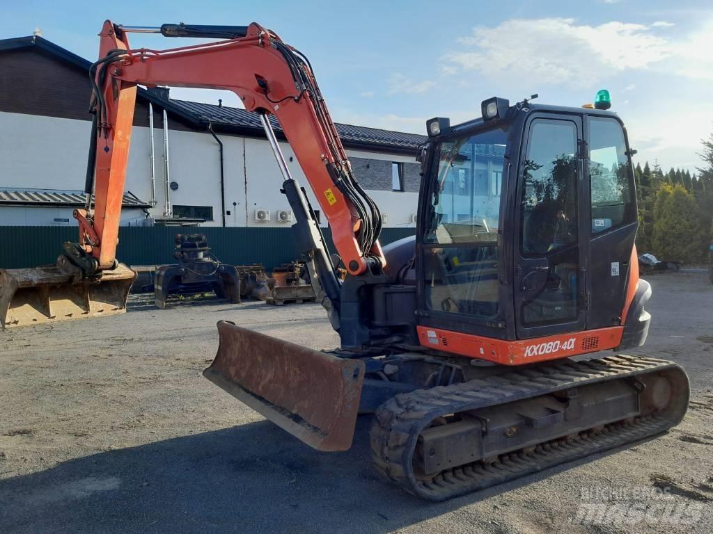 Kubota KX 080-4 中型挖土機/掘鑿機/挖掘機 7t-12t