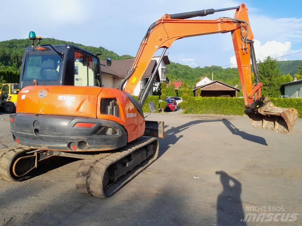 Kubota KX 080-4 中型挖土機/掘鑿機/挖掘機 7t-12t