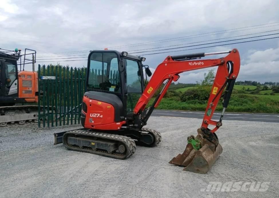 Kubota U 27-4 小型挖土機/掘鑿機<7t(小型挖掘機)