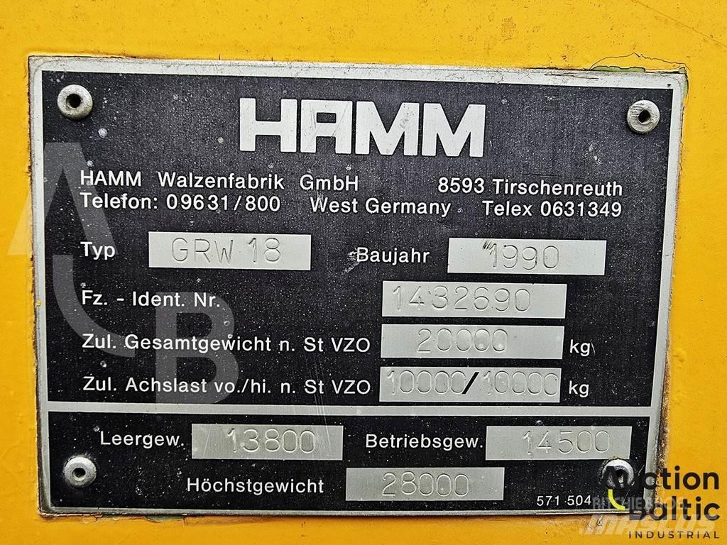 Hamm GRW 18 膠輪滾壓機