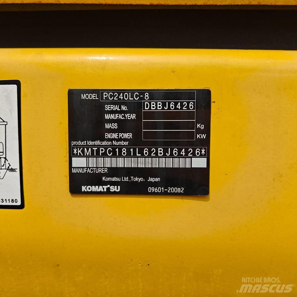 Komatsu 240-8 履帶式 挖土機/掘鑿機/挖掘機