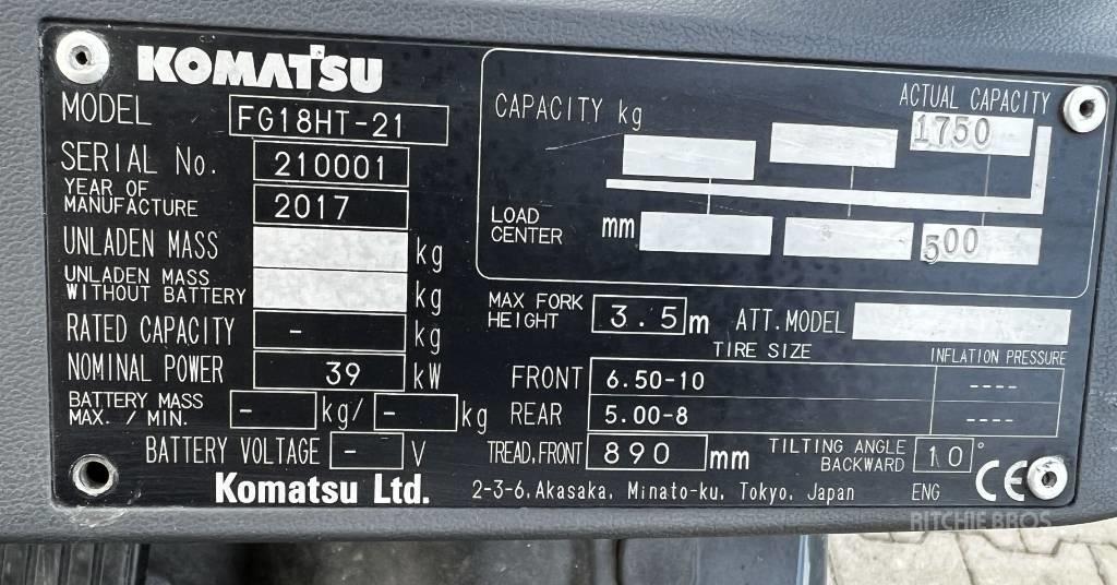 Komatsu FG15HT-21 液化石油氣LPG卡車