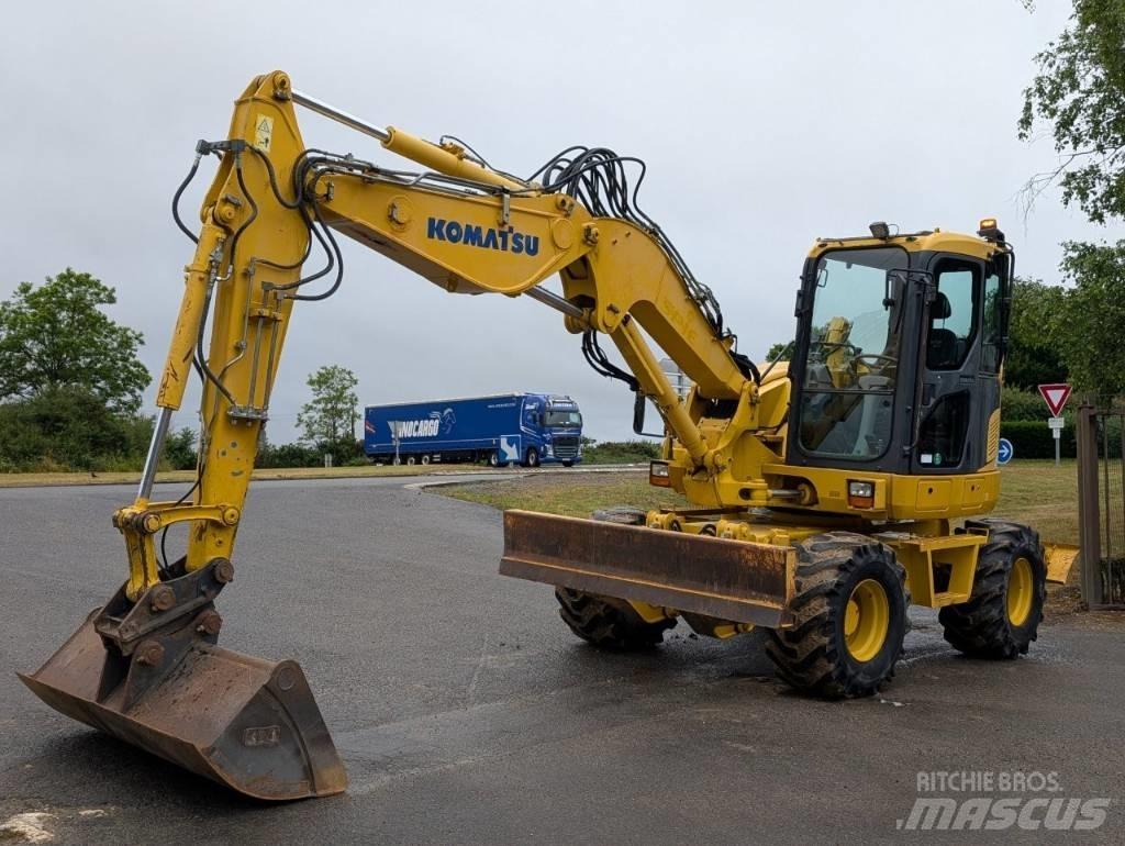 Komatsu PW 98 MR-8 旋轉式挖土機/掘鑿機/挖掘機