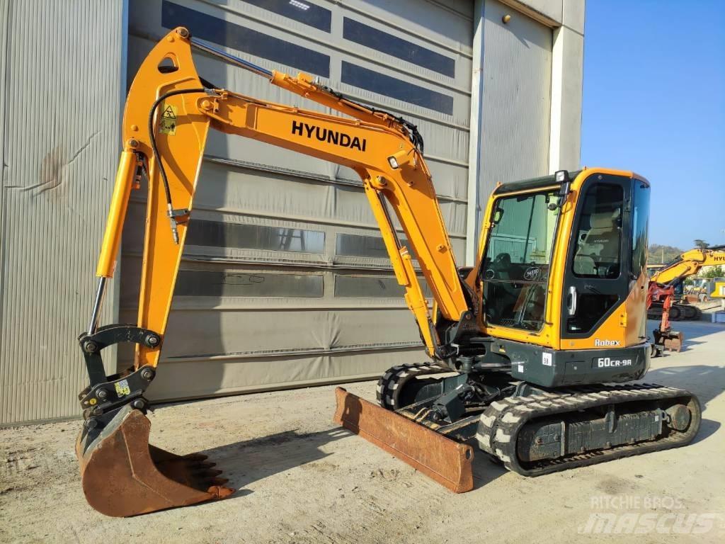 Hyundai R60CR-9A 小型挖土機/掘鑿機<7t(小型挖掘機)