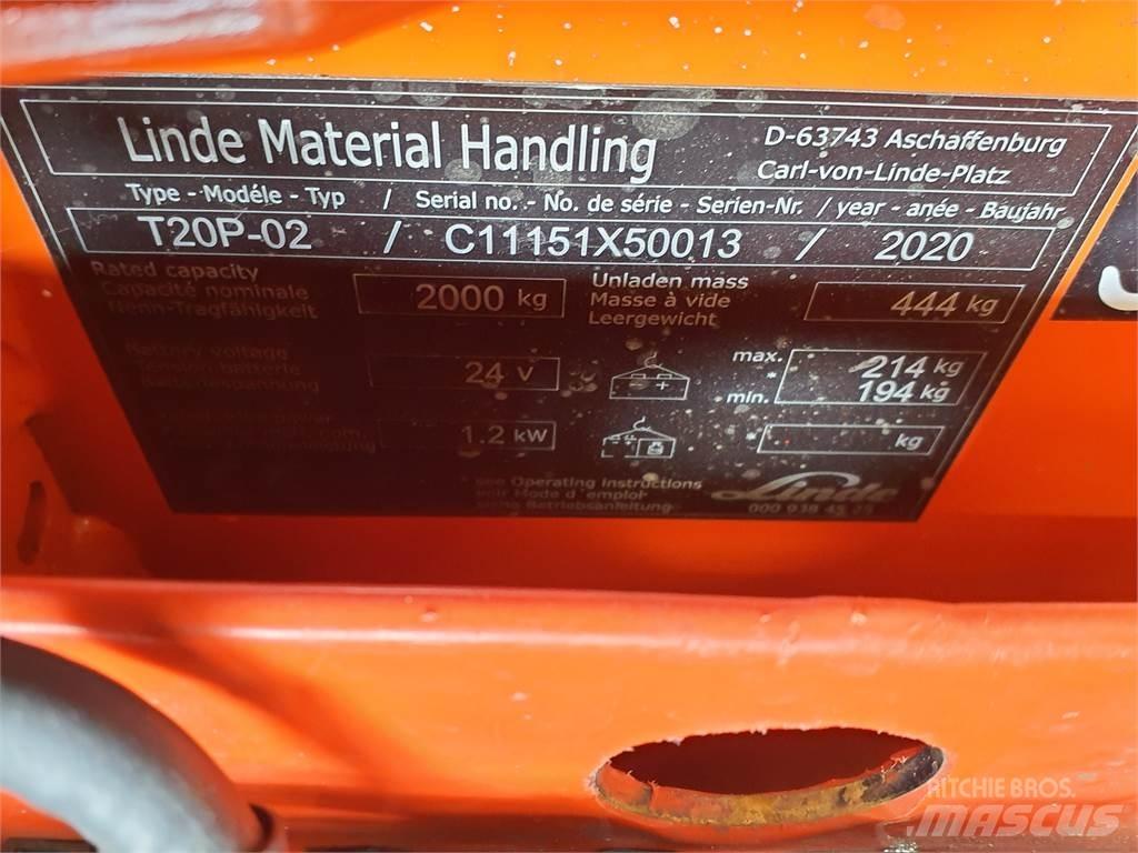 Linde T20P 低架升降機