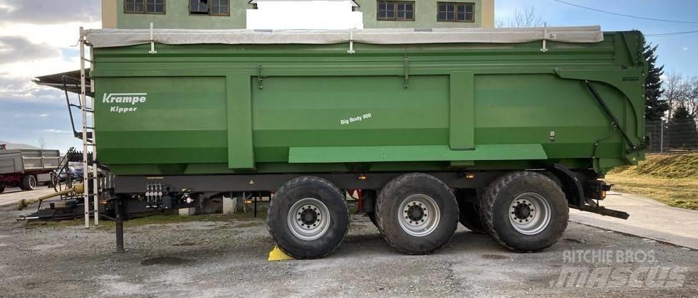 Krampe Big Body 900 平台/側卸半拖車
