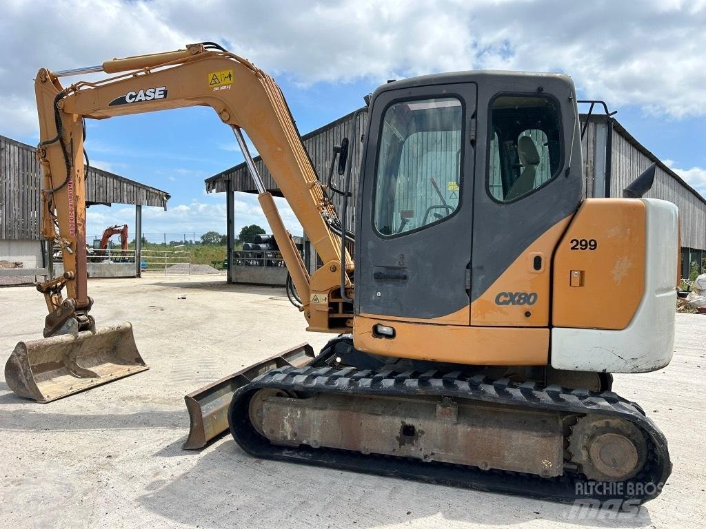 CASE CX 80 中型挖土機/掘鑿機/挖掘機 7t-12t