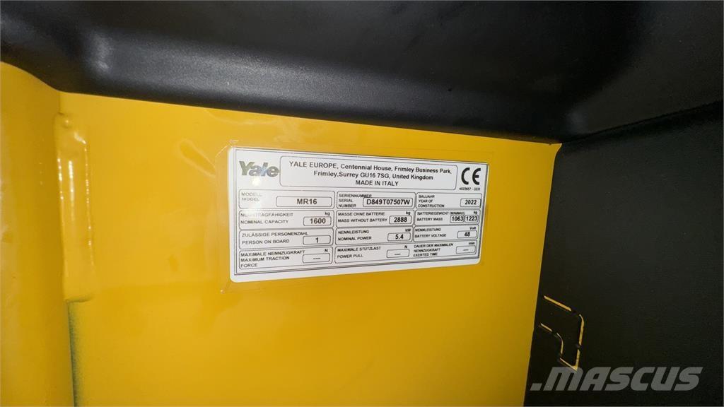 Yale MR16 前伸式堆高機(叉車)
