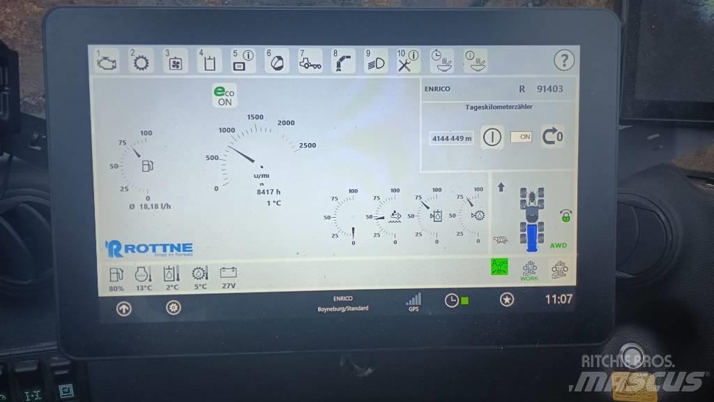Rottne H21D SP 661 收穫機