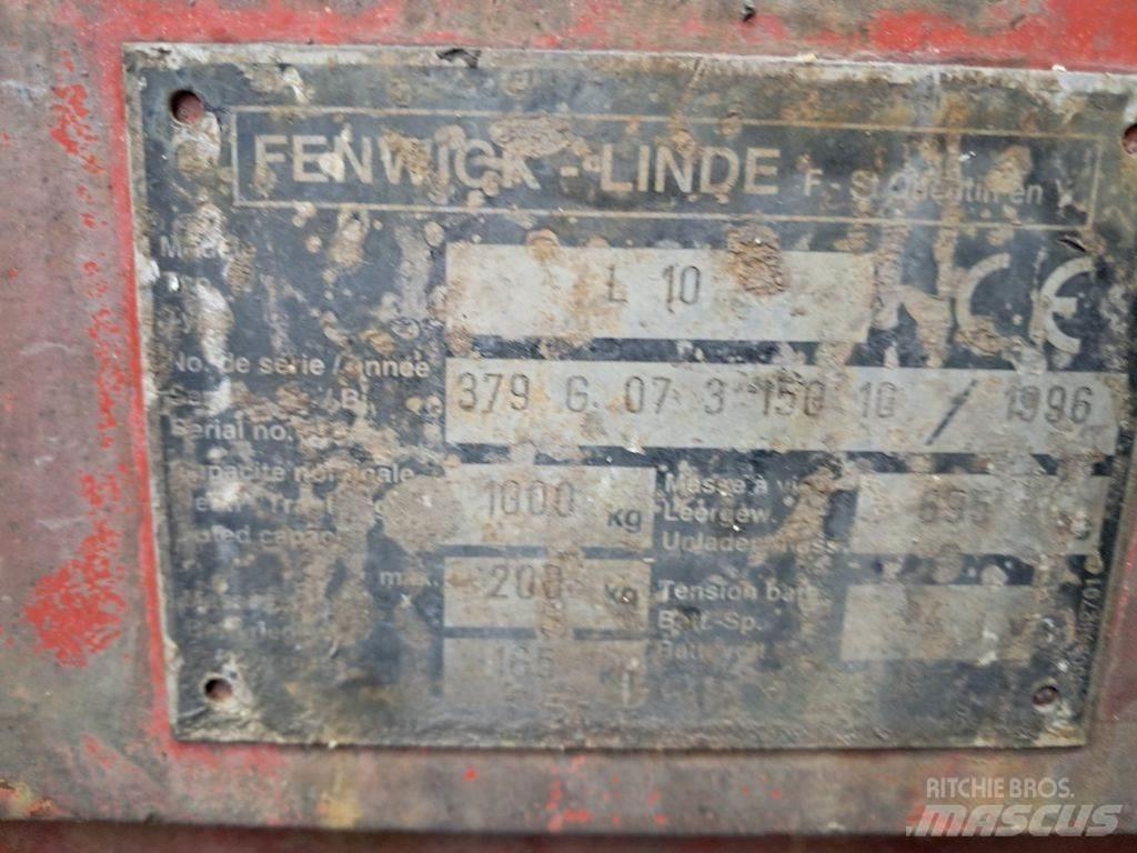 Linde L10 行走控制式堆積機
