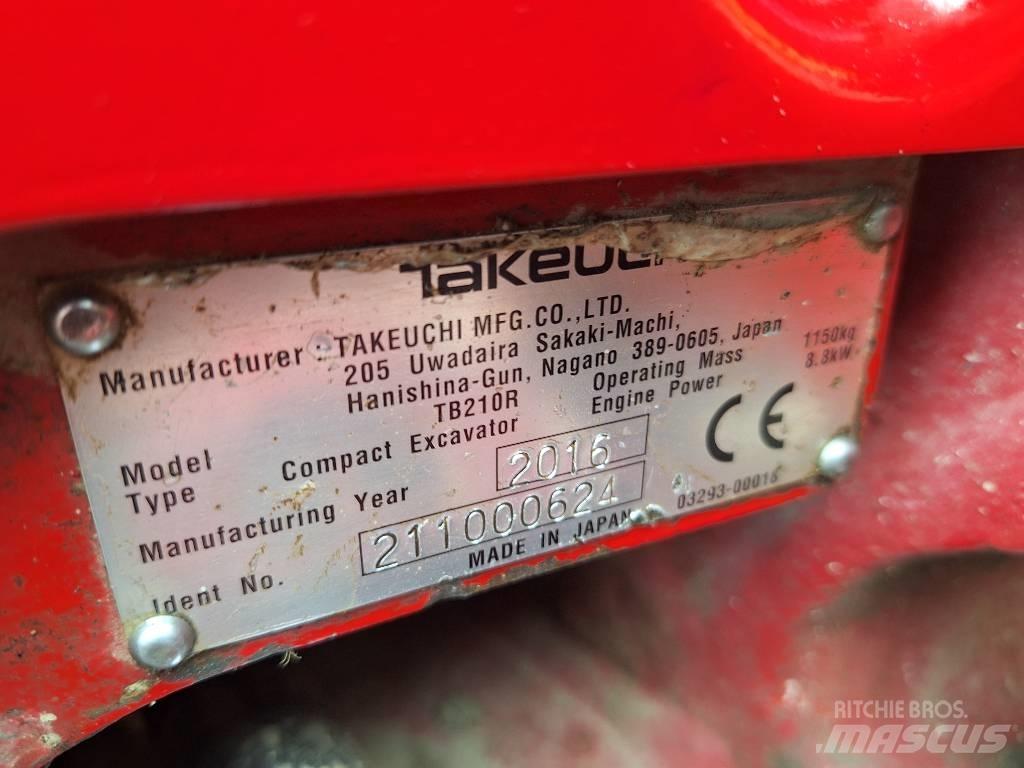 Takeuchi TB 210 R 小型挖土機/掘鑿機<7t(小型挖掘機)