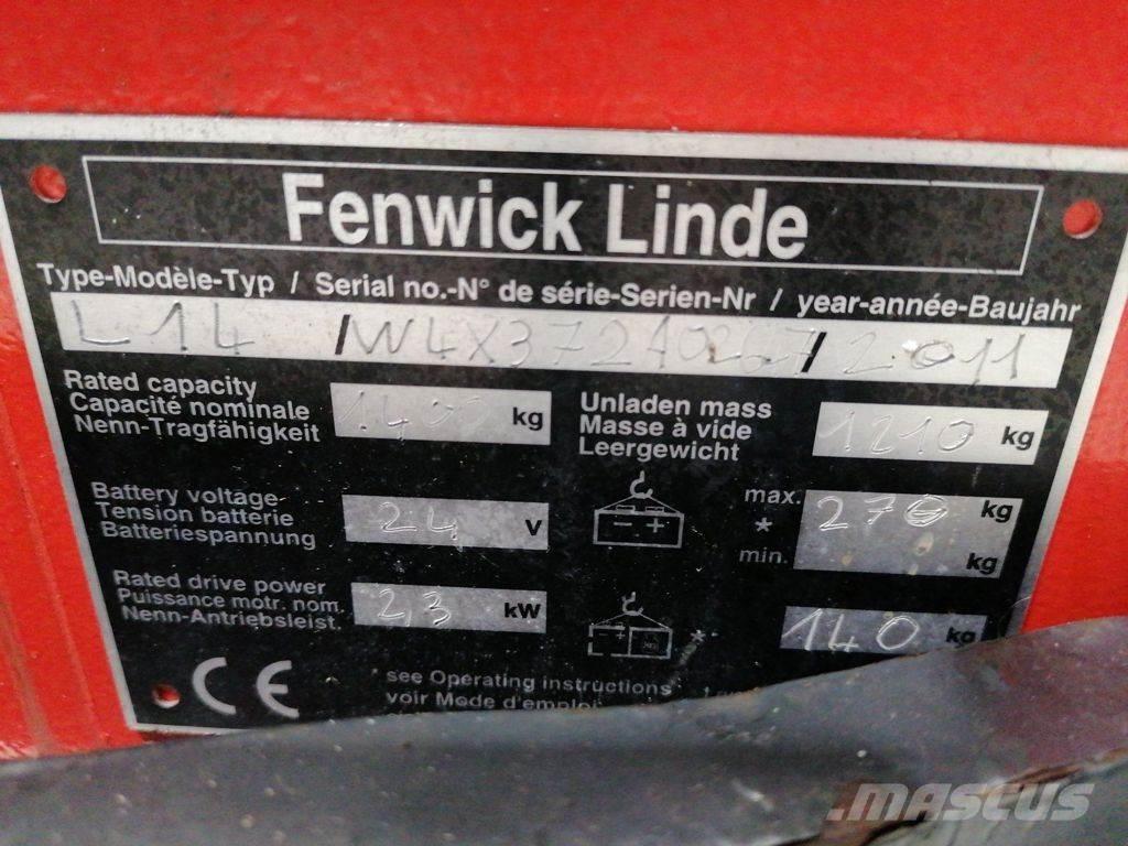 Linde L14 行走控制式堆積機
